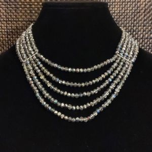 B3G1 Free! NY&Co Gray Stone Necklace